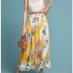 Anthropologie Bhanuni By Jyoti flowy skirt